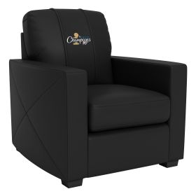 Silver Club Chair with Oklahoma City Thunder 2025 Champions Logo
