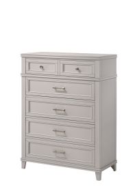 Gray 5 Drawer Chest