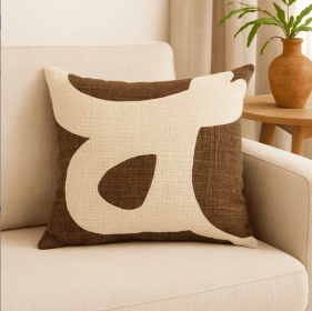 Handcrafted Print Throw Pillow 18x18 Cushion (Option: Style11)