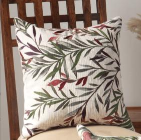 Handcrafted Print Throw Pillow 18x18 Cushion (Option: Style18)