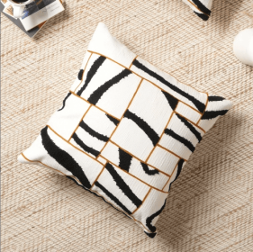 Handcrafted Print Throw Pillow 18x18 Cushion (Option: Style12)