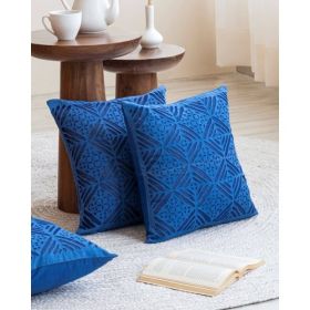 Cotton Indoor Outdoor Reversible Throw Pillow Cover Set Of 2 (Option: 9style)