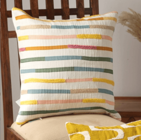 Handcrafted Print Throw Pillow 18x18 Cushion (Option: Style10)