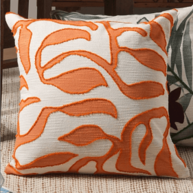 Handcrafted Print Throw Pillow 18x18 Cushion (Option: Style15)