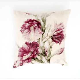 Cotton Velvet Printed Cushion - With Filler (Option: Multi2)