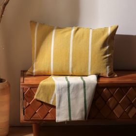 Cotton Indoor Outdoor Reversible Throw Pillow (Option: 2style)