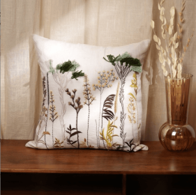 Handcrafted Print Throw Pillow 18x18 Cushion (Option: Style3)